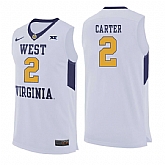 West Virginia Mountaineers 2 Jevon Carter White College Basketball Jersey Dzhi,baseball caps,new era cap wholesale,wholesale hats